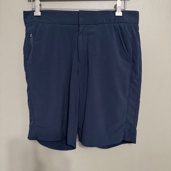 Athleta navy tribeca 7” Bermuda short size 6 - Picture 1 of 5